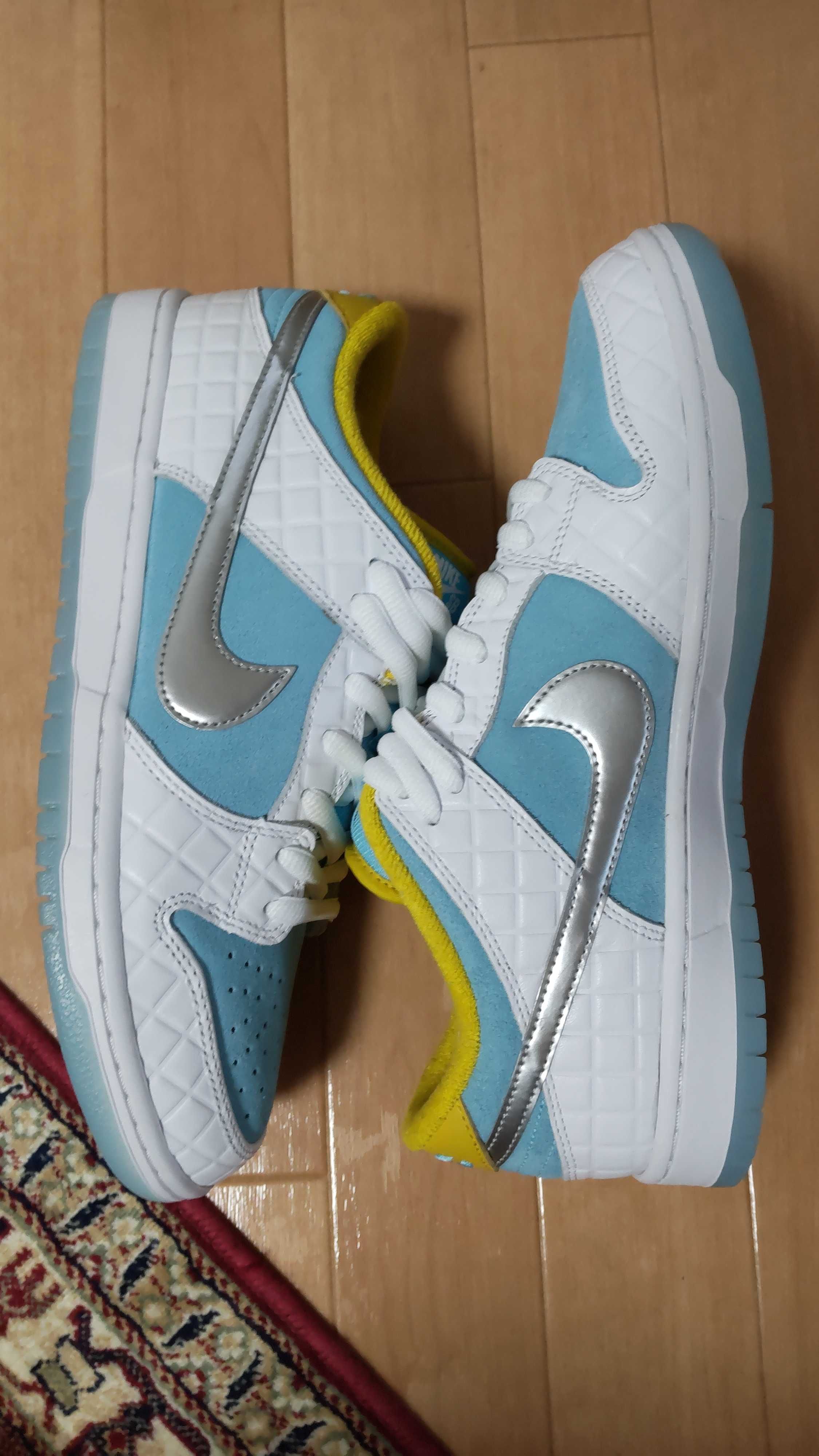 FTC × Nike SB Dunk Low "White/Blue"