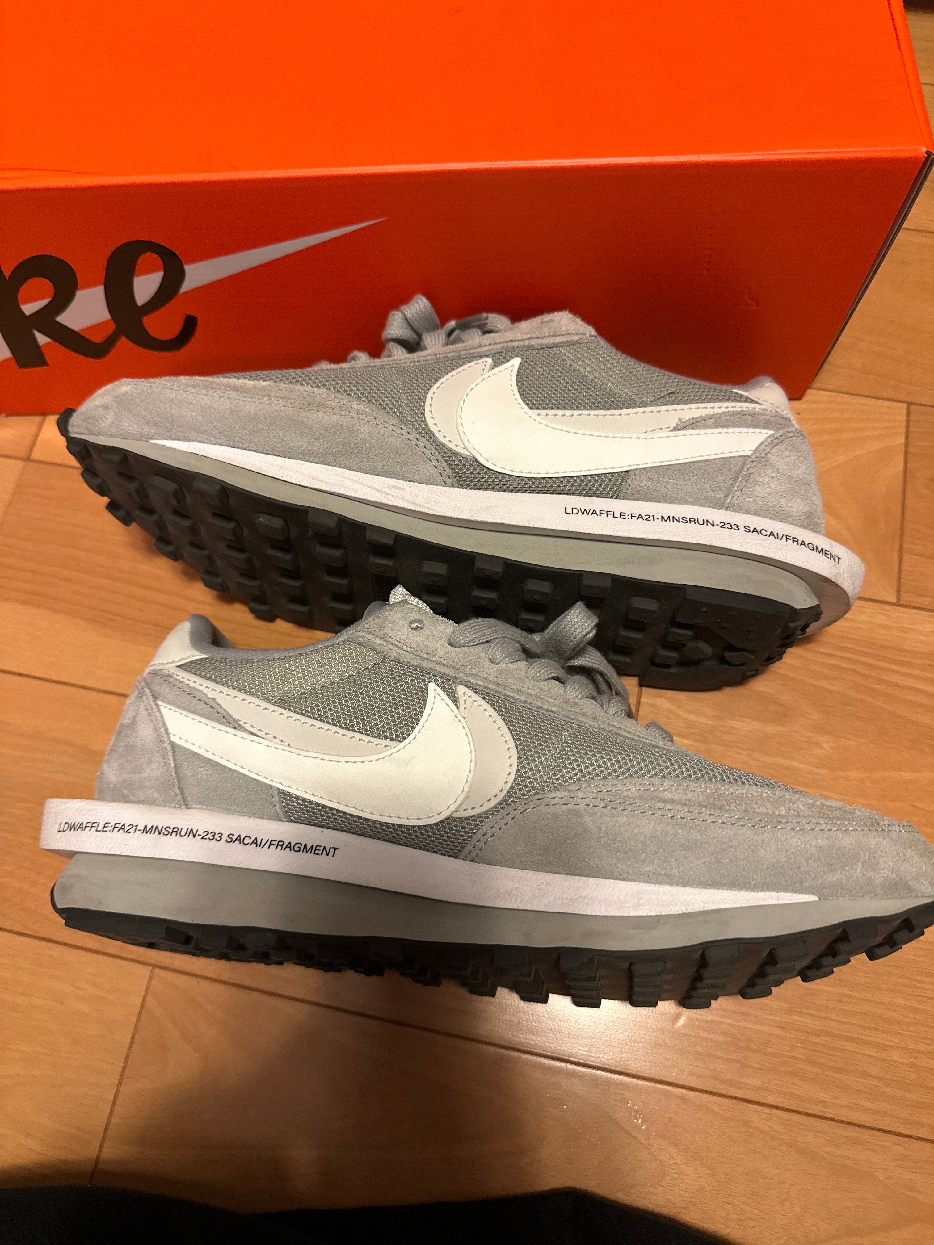 Fragment × sacai × Nike LD Waffle "Light Smoke Grey"