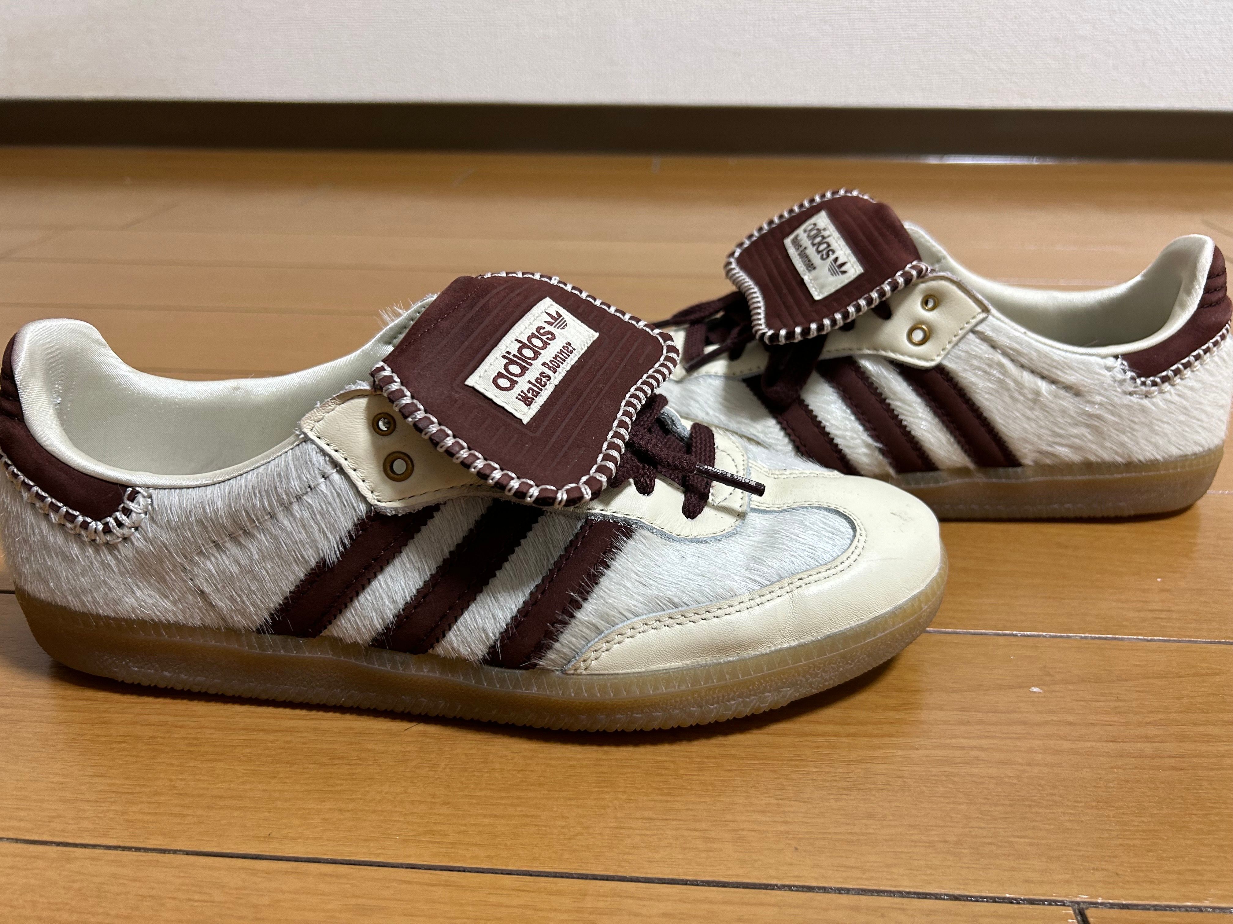Wales Bonner × adidas Samba Pony Tonal Low "Cream White/Mystery Brown"