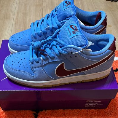 Nike SB Dunk Low Pro "Philadelphia Phillies/Valor Blue and Team Maroon"