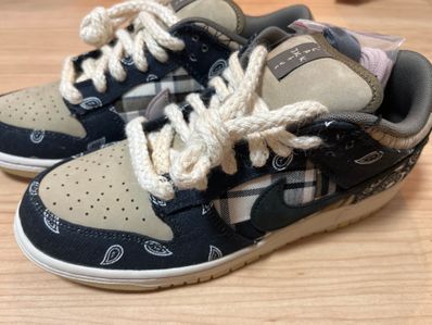 Travis Scott × Nike SB Dunk Low "Black/Parachute Beige"