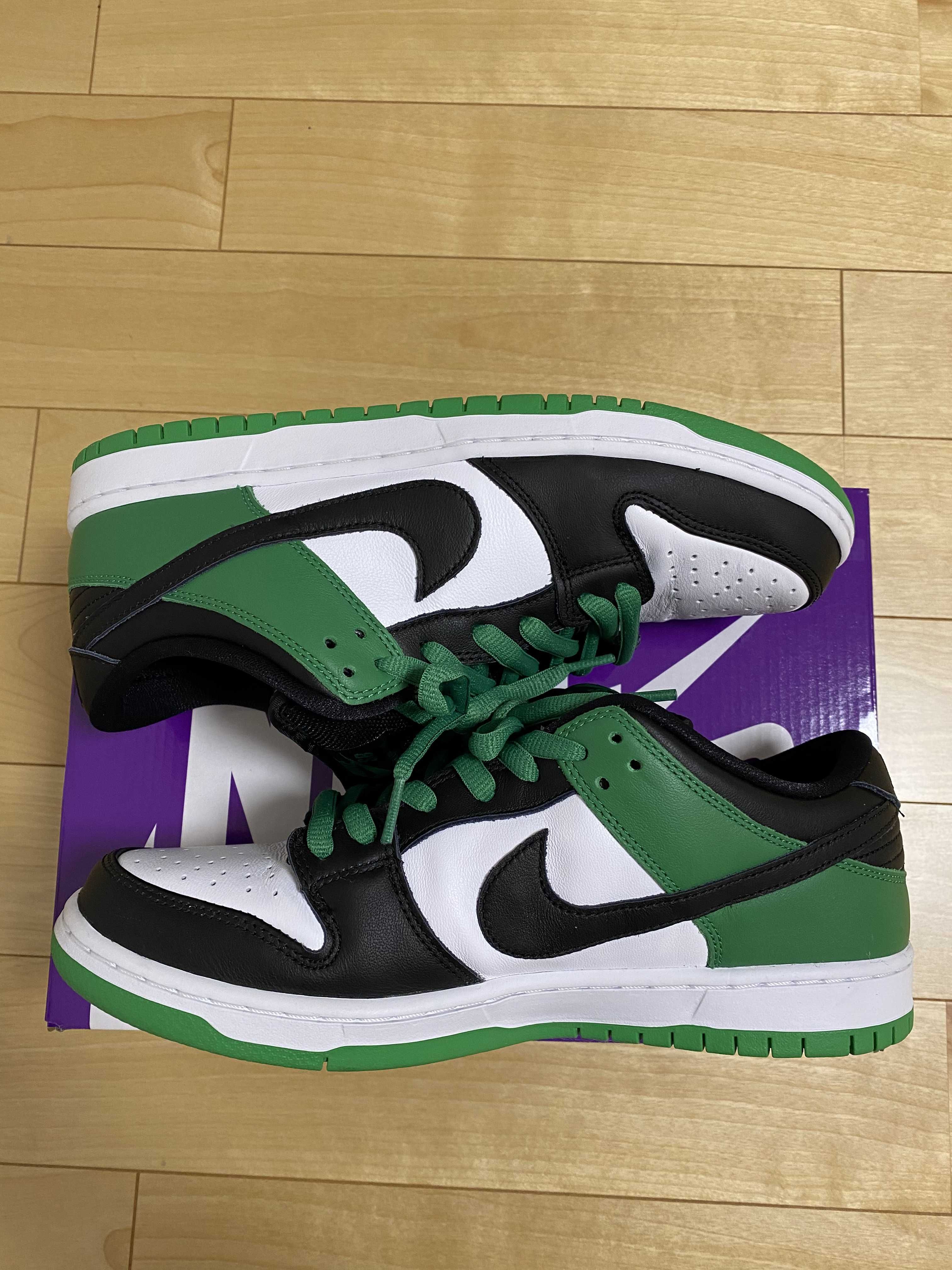 Nike SB Dunk Low Pro "Black and Classic Green"