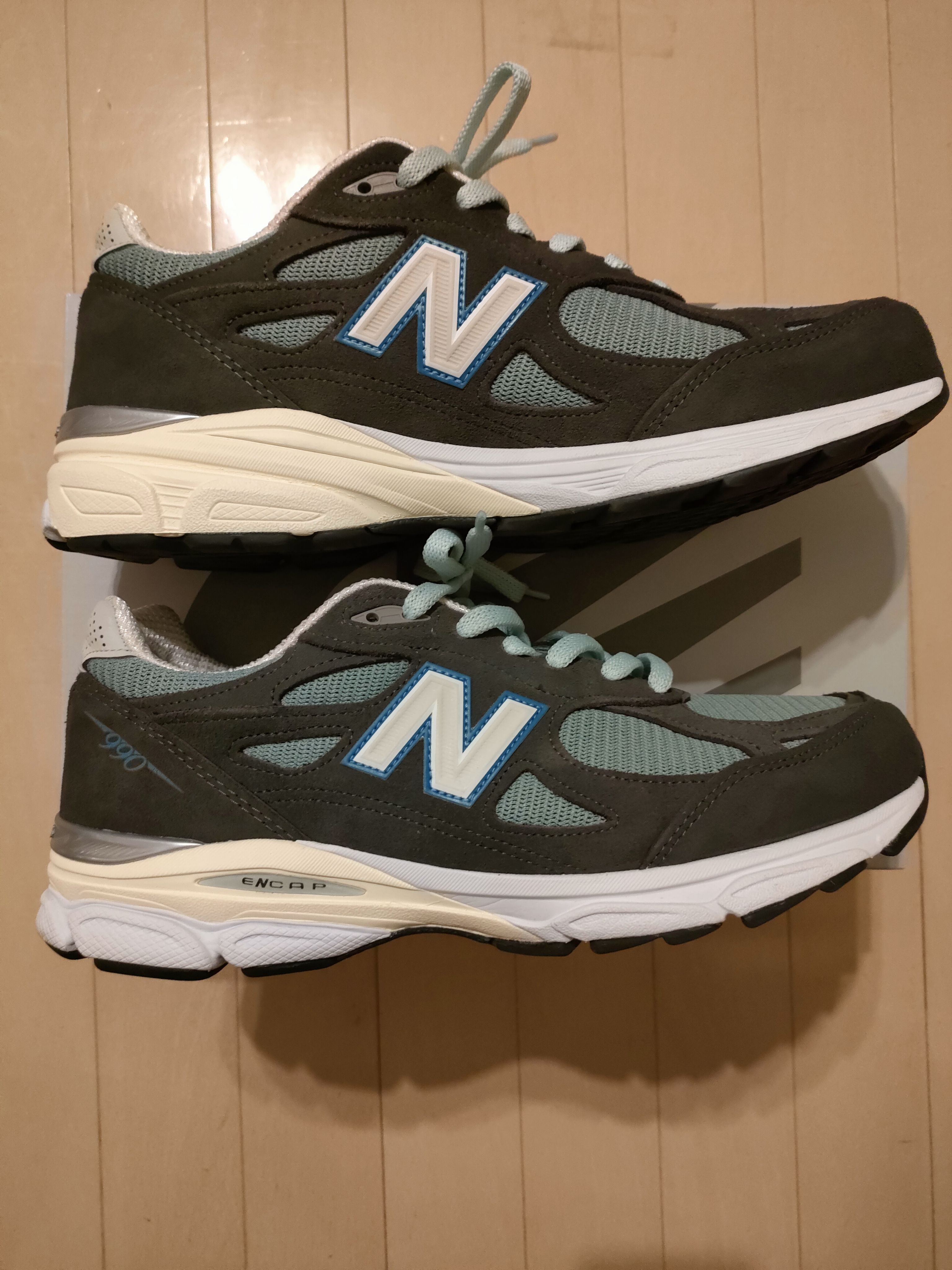 KITH × New Balance 990V3 "Steel Blue"