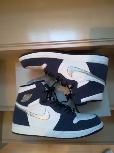 Nike Air Jordan 1 High OG CO.JP "White/Midnight Navy" (2020)(ブリーフケースなし)
