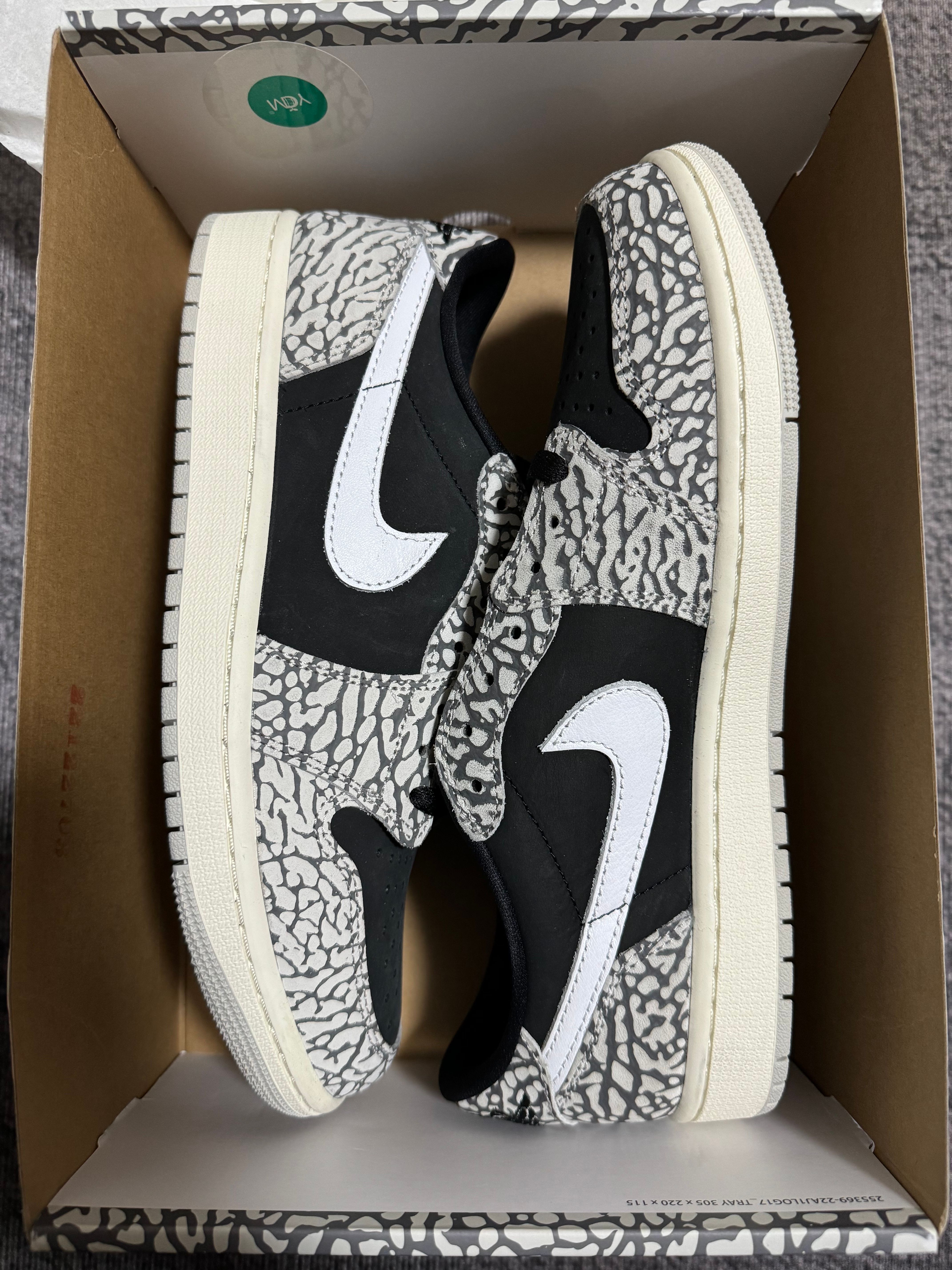 Nike Air Jordan 1 Retro Low OG "Black Cement"
