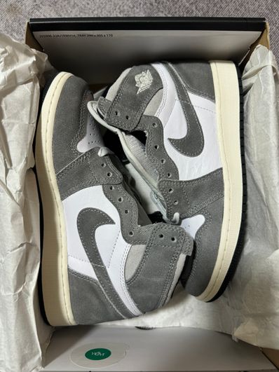 Nike GS Air Jordan 1 Retro High OG "Black and Smoke Grey"