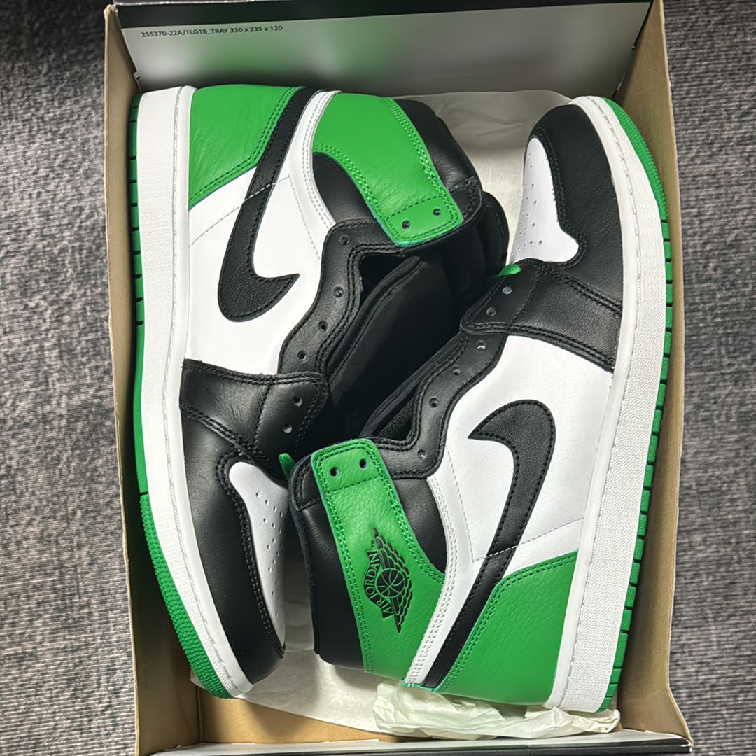 Nike Air Jordan 1 Retro High OG "Celtics/Black and Lucky Green" (2023)