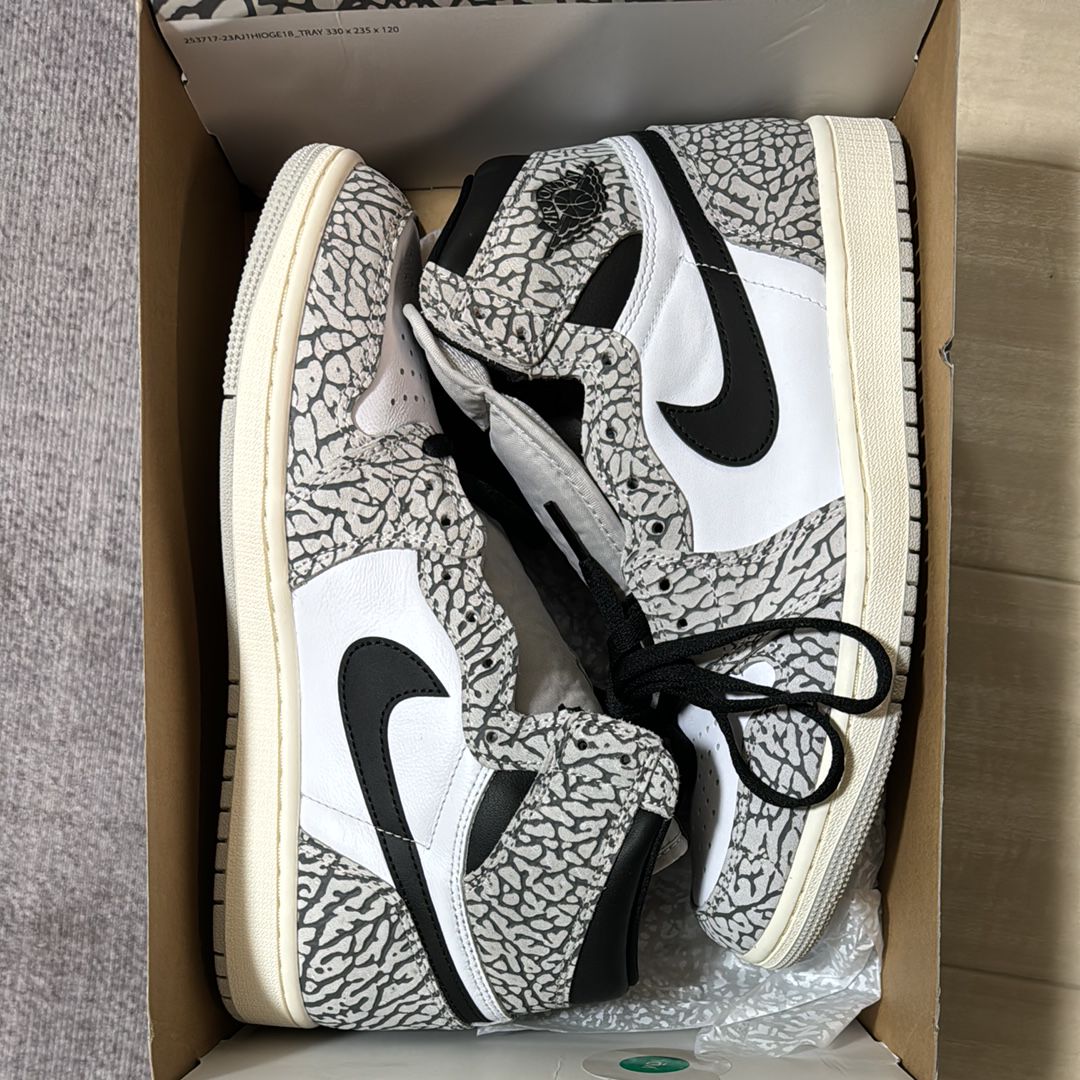 Nike Air Jordan 1 High OG "White Cement/Safari"