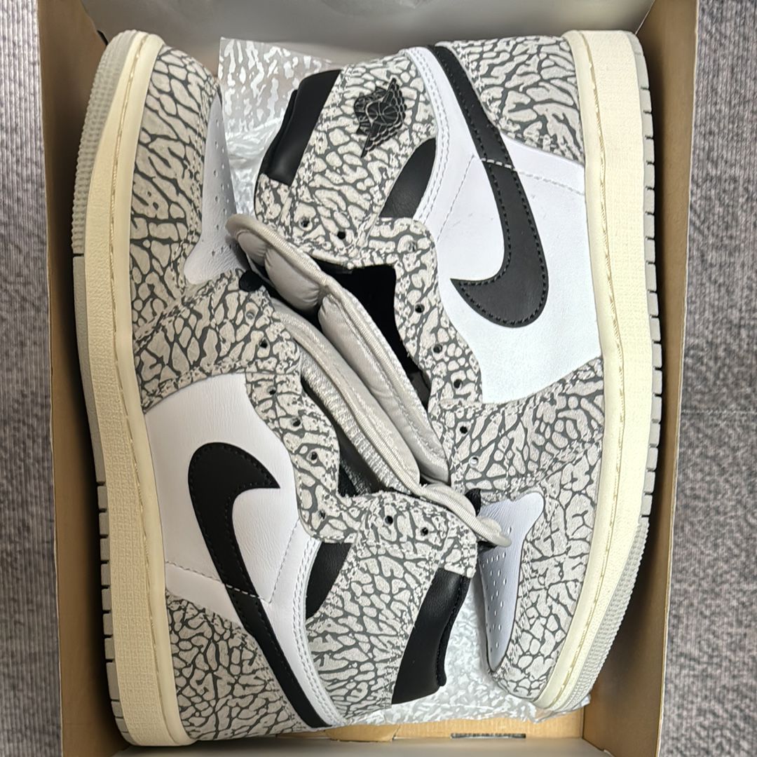 Nike Air Jordan 1 High OG "White Cement/Safari"