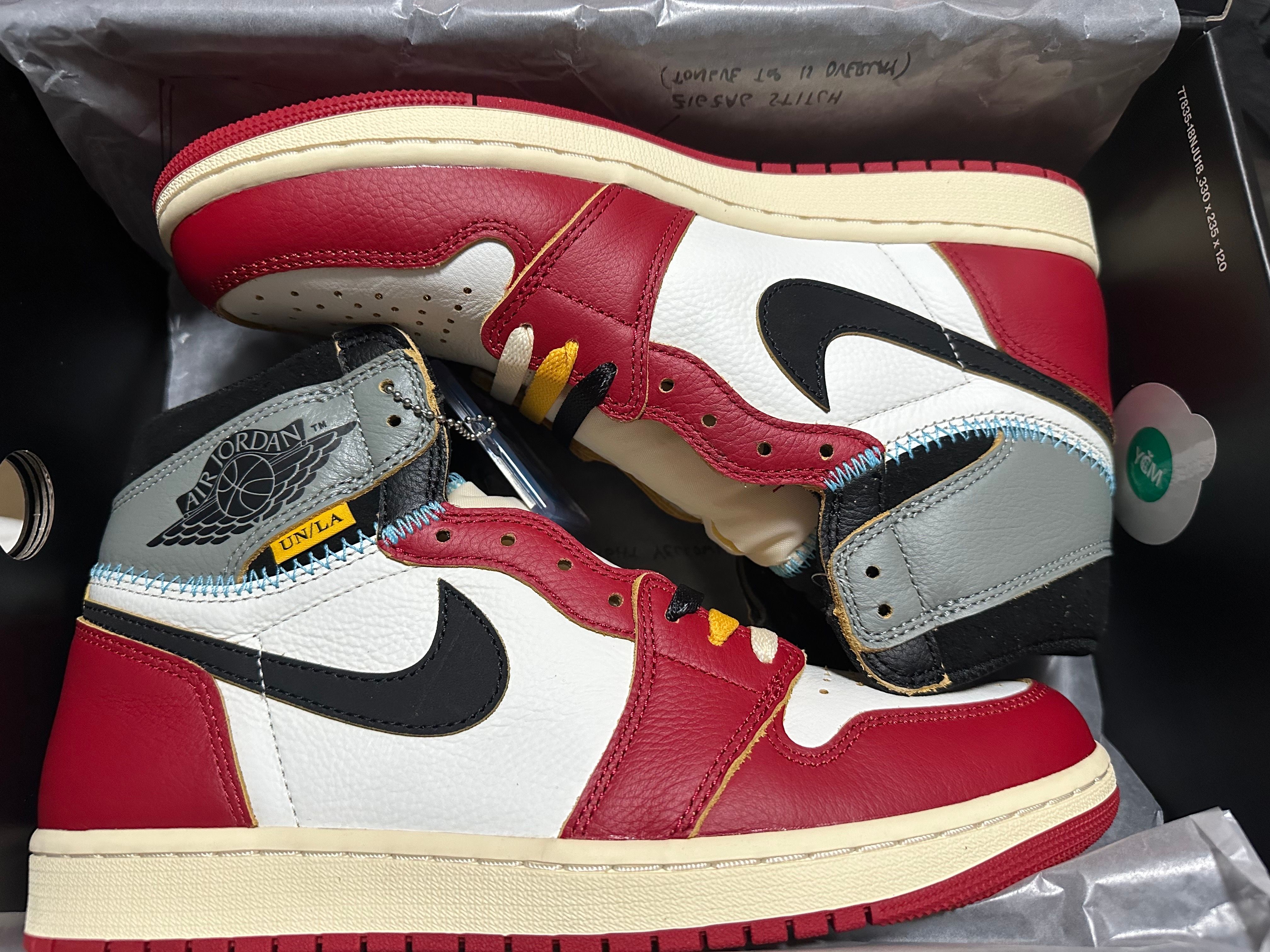 UNION × Nike Air Jordan 1 Retro High OG "Chicago/Shadow"