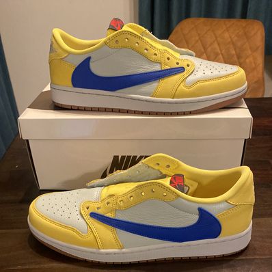 Travis Scott × Nike Women's Air Jordan 1 Retro Low OG "Canary"