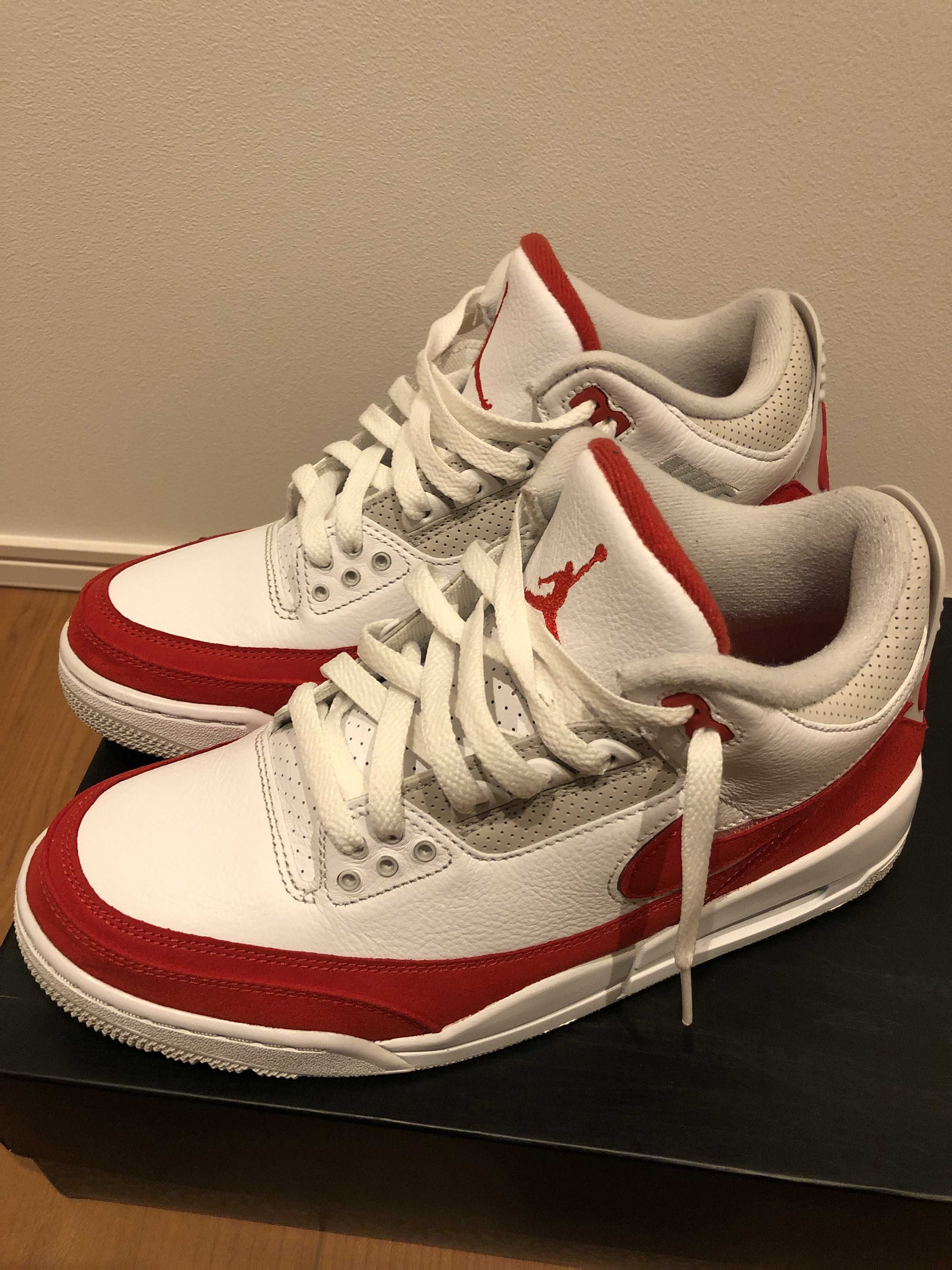Nike Air Jordan 3 Retro "Tinker White/University Red"