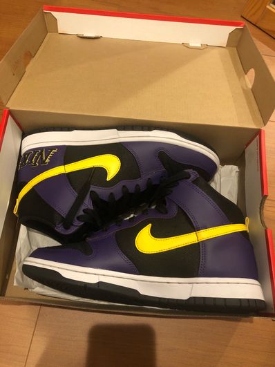 Nike Dunk High EMB "Lakers"