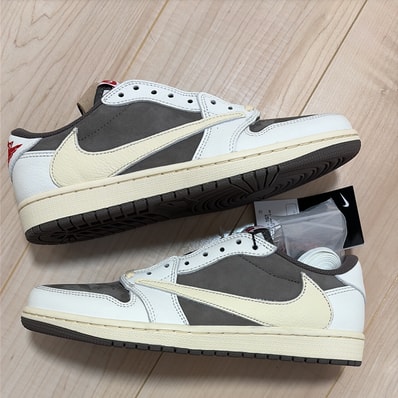 Travis Scott × Nike Air Jordan 1 Low OG SP "Reverse Mocha/Sail and Ridgerock"
