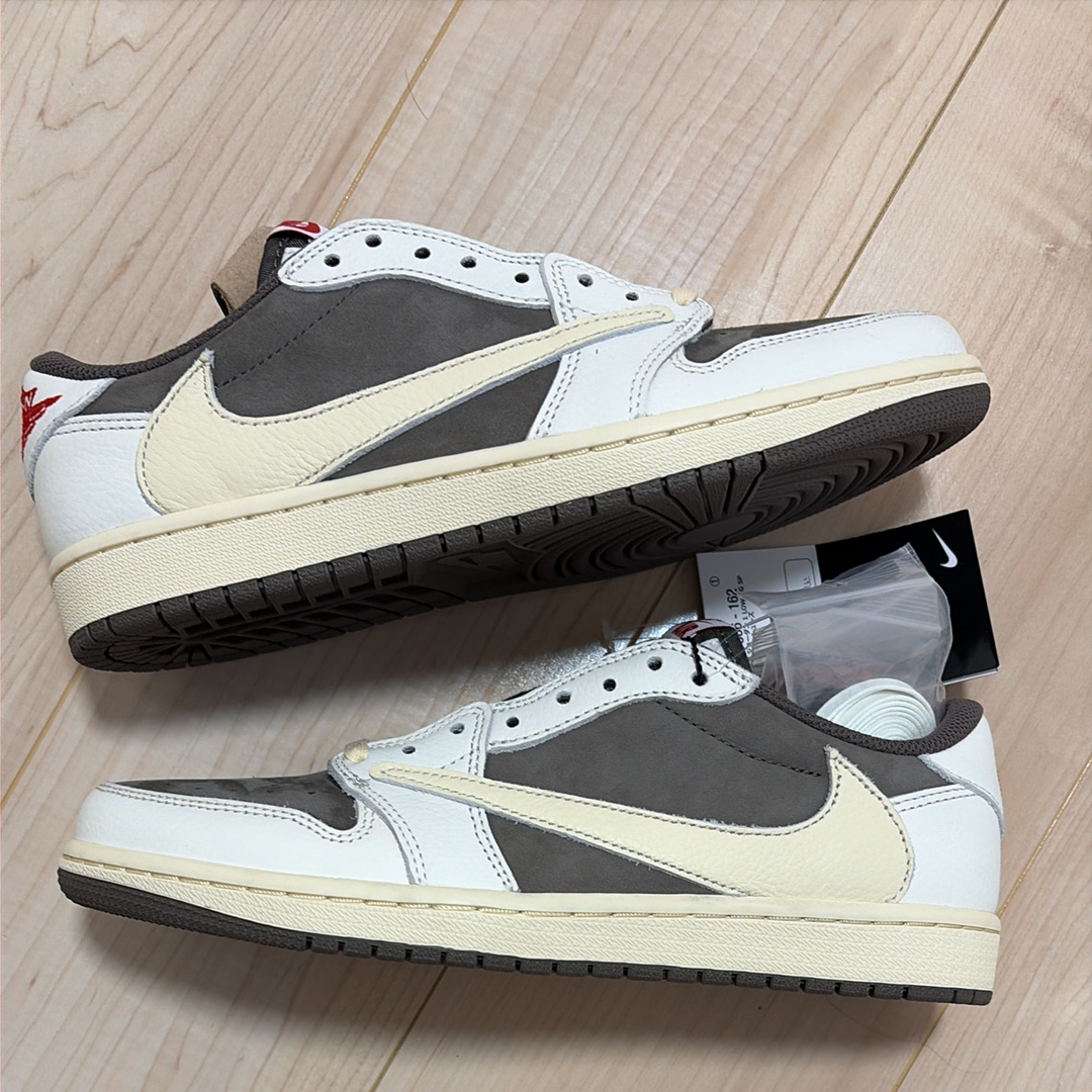 Travis Scott × Nike Air Jordan 1 Low OG SP "Reverse Mocha/Sail and Ridgerock"