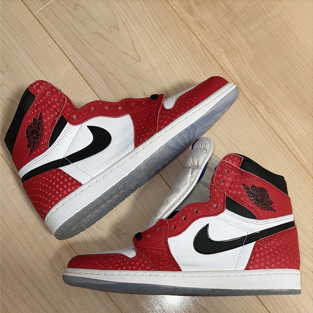 Spiderman × Nike Air Jordan 1 Origin Story "Gym Red/White/Photo Blue/Black"