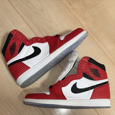 Spiderman × Nike Air Jordan 1 Origin Story "Gym Red/White/Photo Blue/Black"