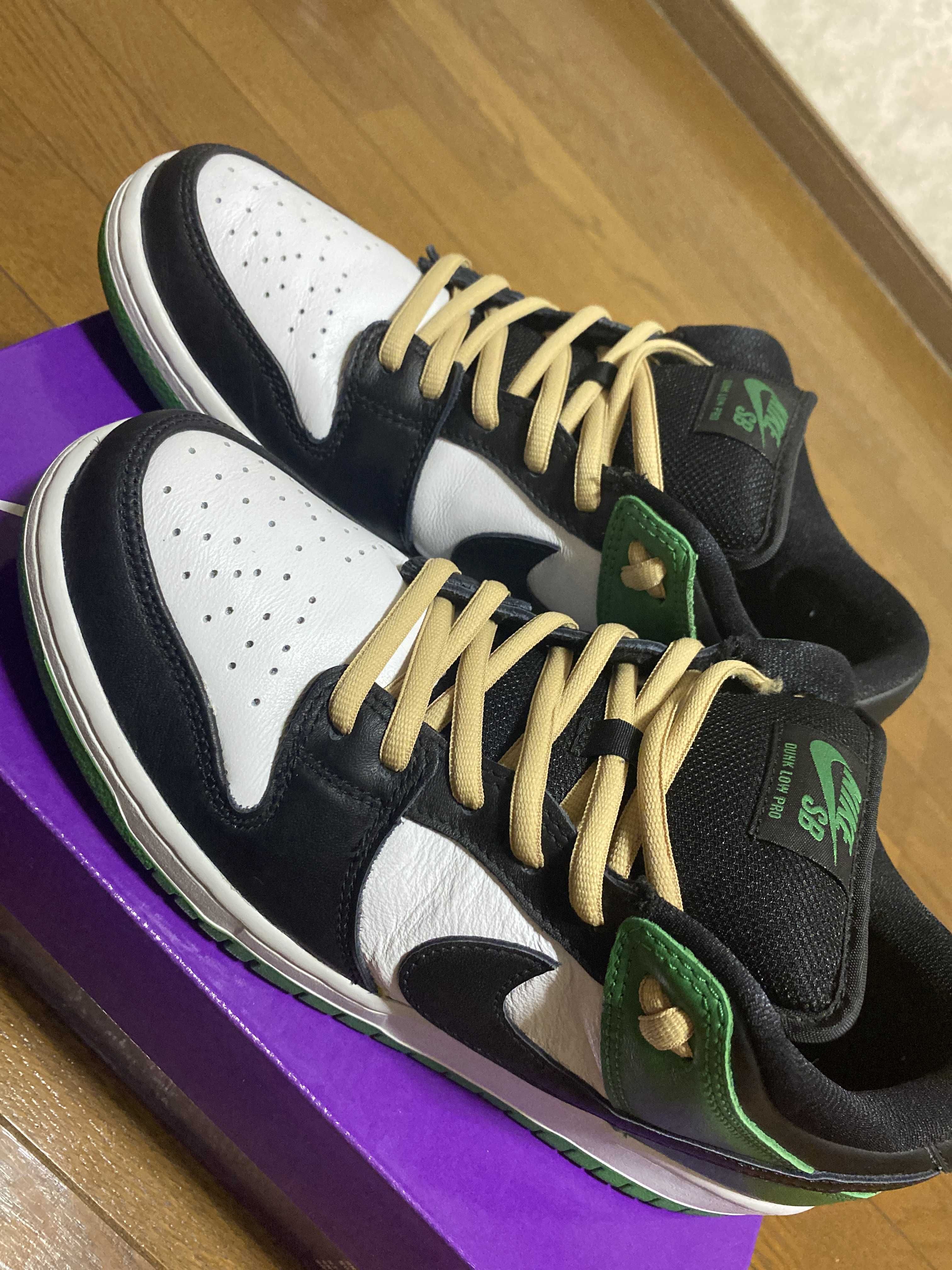 Nike SB Dunk Low Pro "Black and Classic Green"