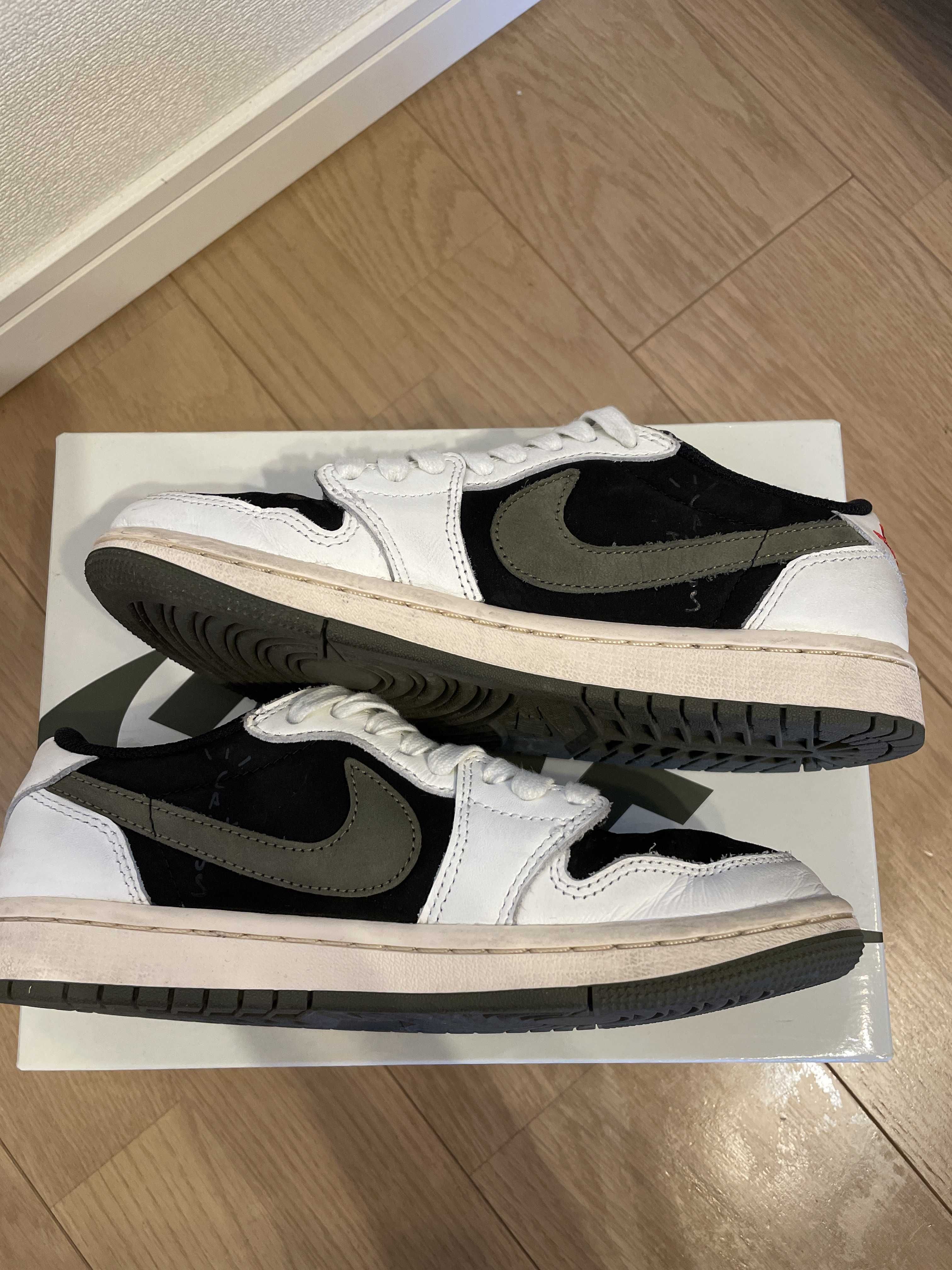 Travis Scott × Nike Women's Air Jordan 1 Low OG "Medium Olive"
