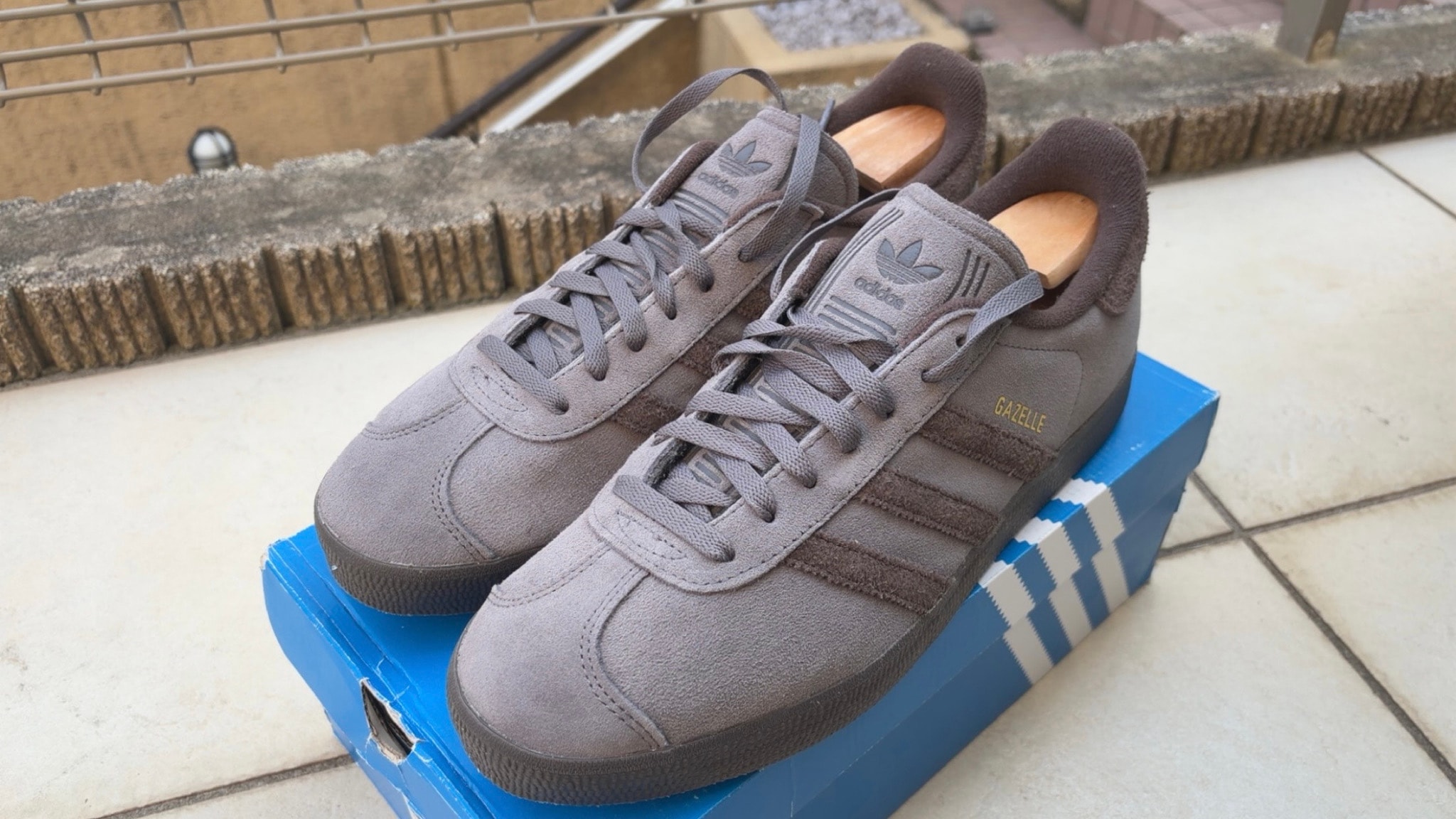 adidas Gazelle "Charcoal/Brown/Dark Brown"