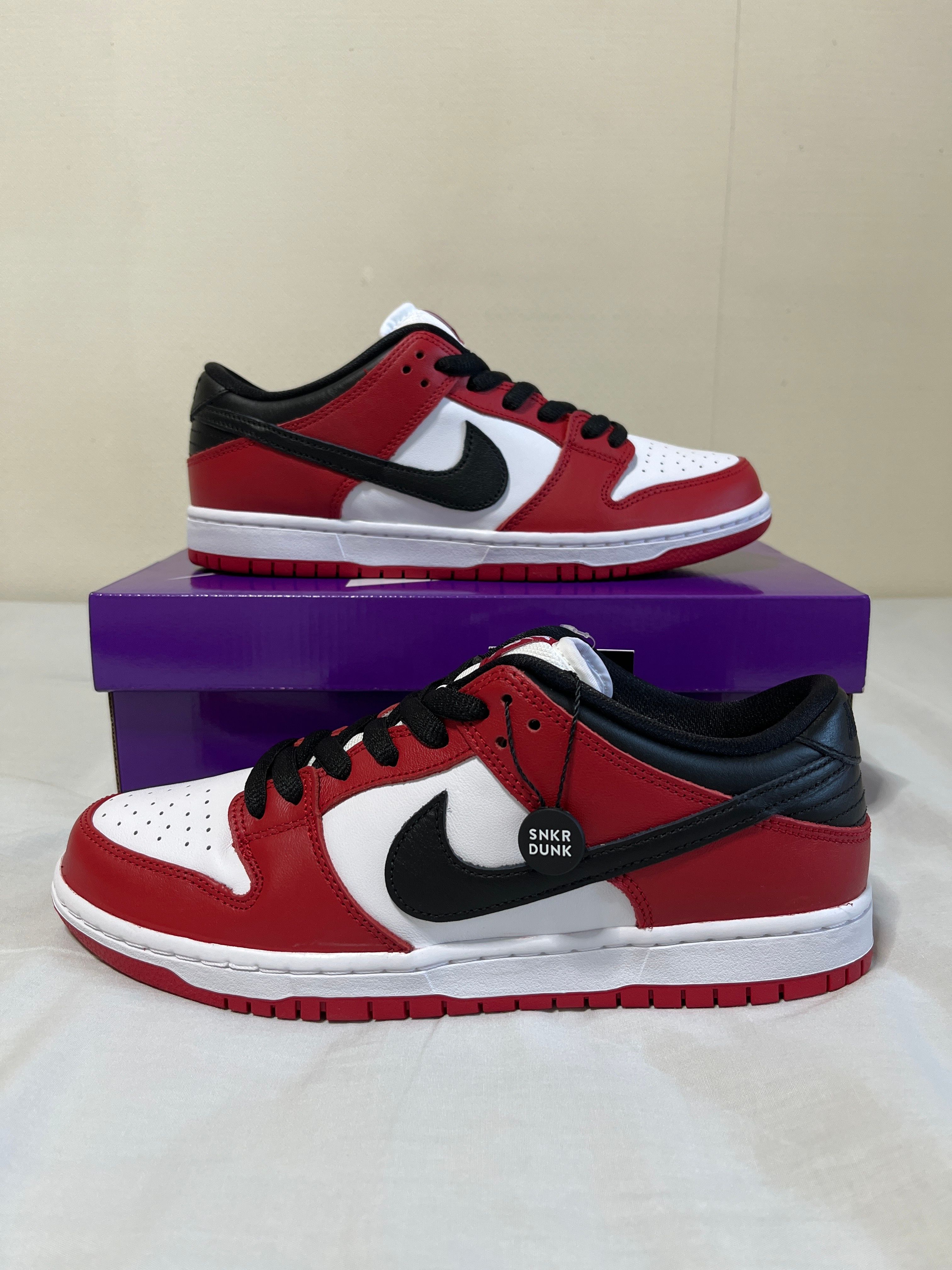 Nike SB Dunk Low Pro "J-Pack Chicago/Varsity Red and White"