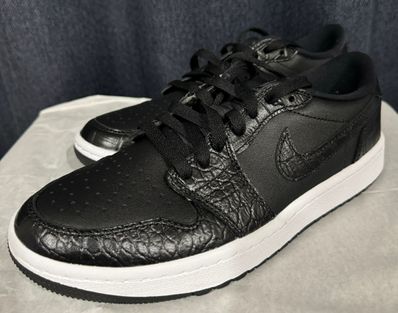Nike Air Jordan 1 Low Golf "Black Crocodile Skin"