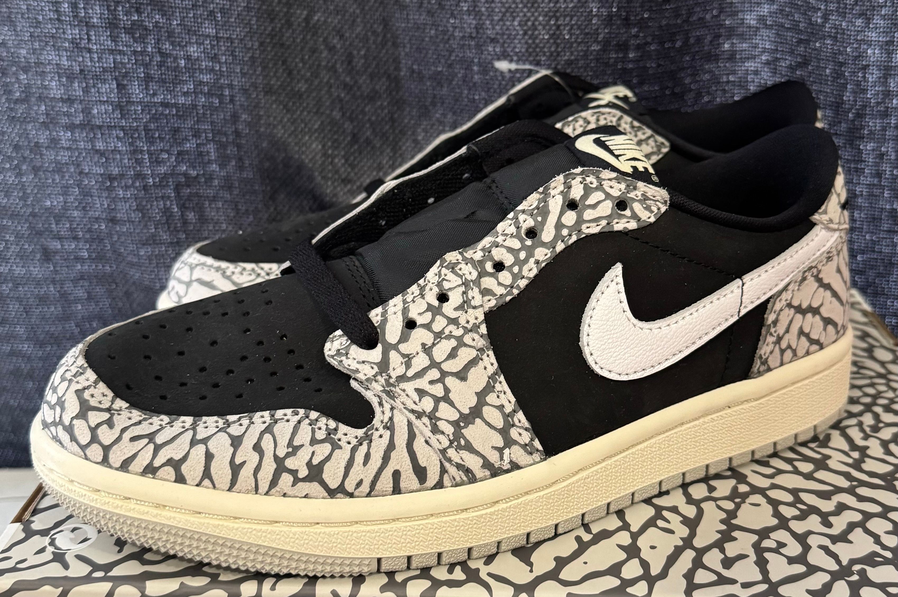 Nike Women's Air Jordan 1 Retro Low OG "Black Cement"