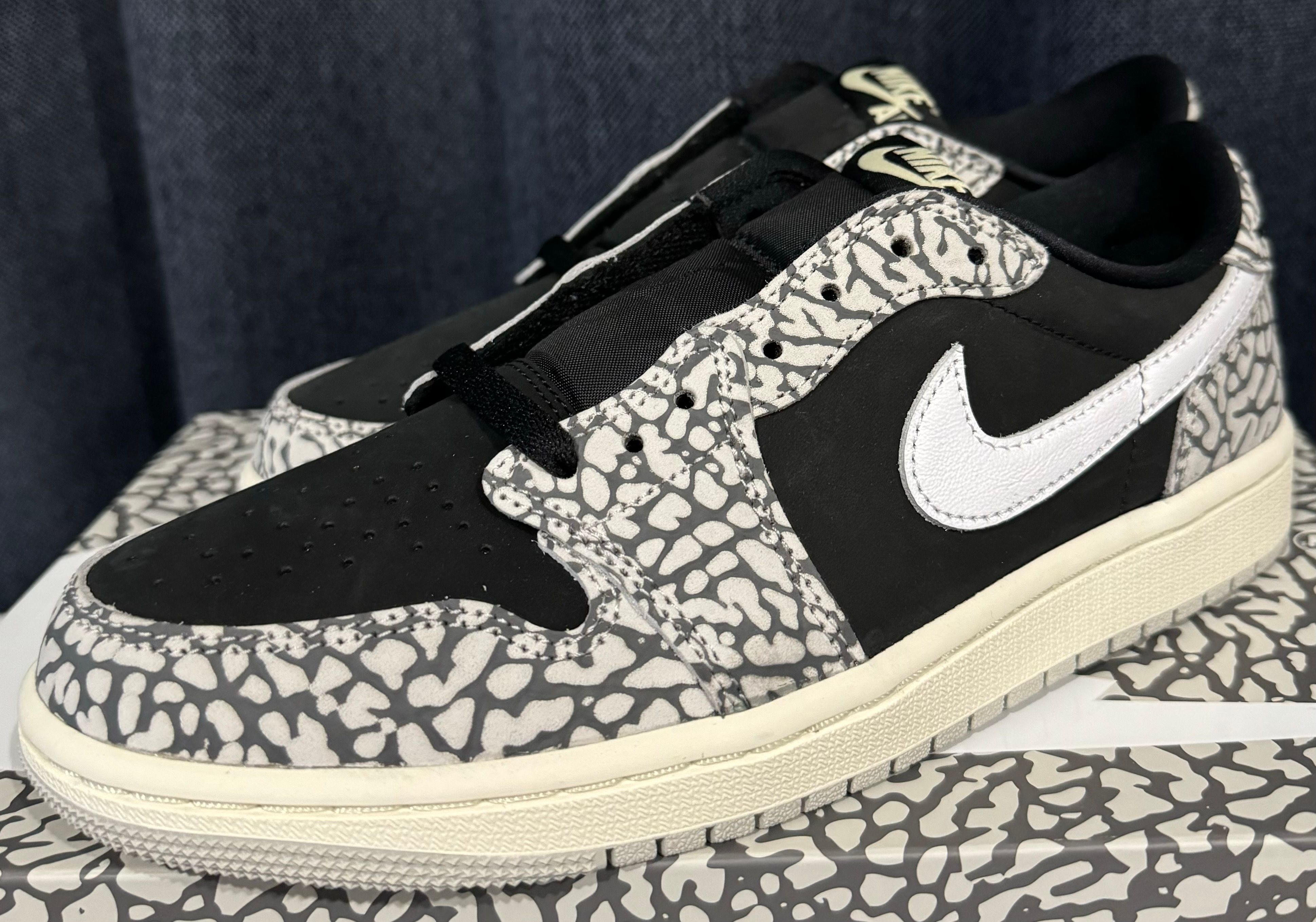 Nike Women's Air Jordan 1 Retro Low OG "Black Cement"