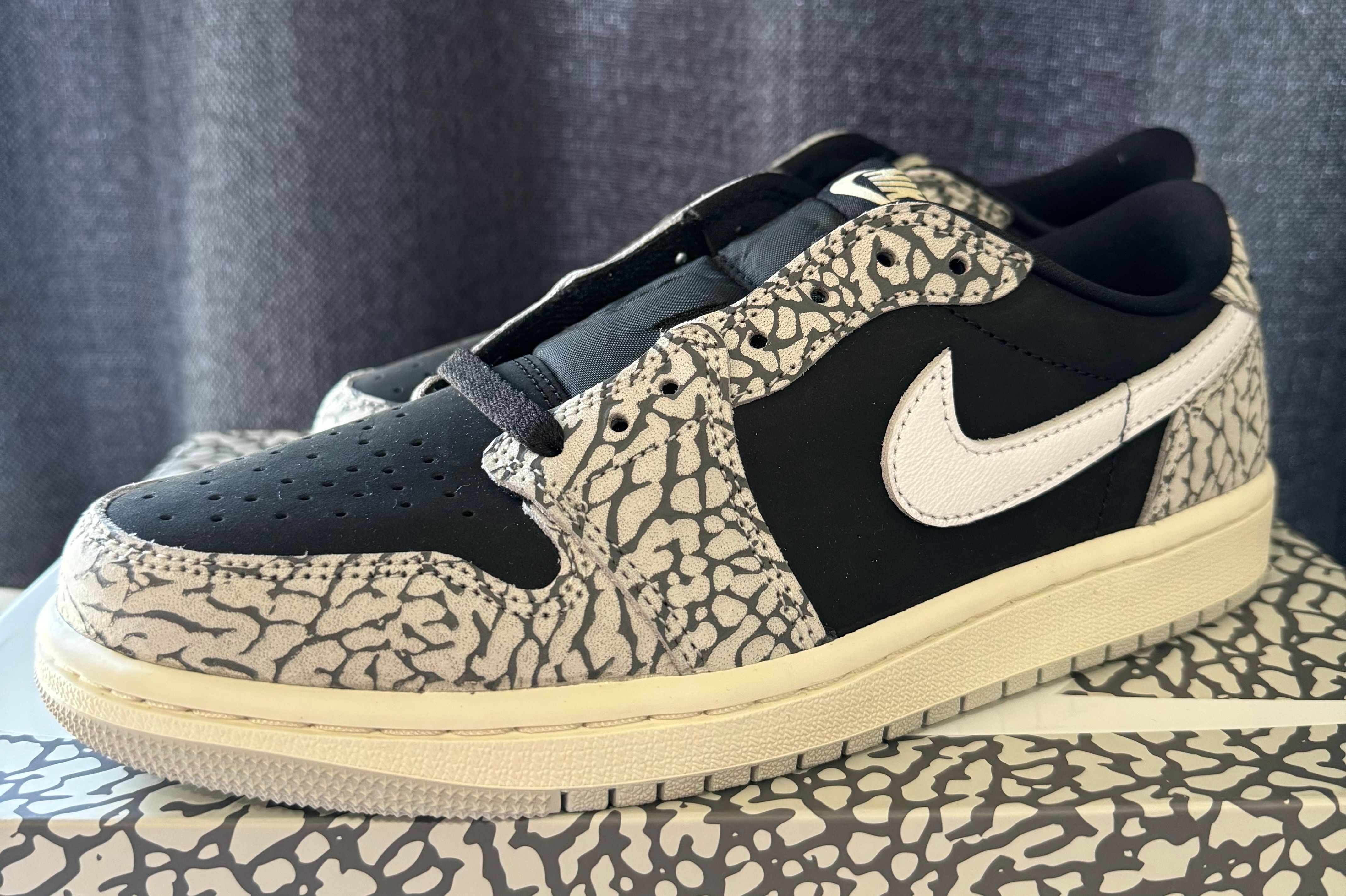 Nike Women's Air Jordan 1 Retro Low OG "Black Cement"