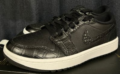 Nike Air Jordan 1 Low Golf "Black Crocodile Skin"