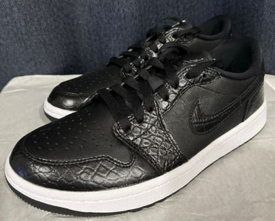 Nike Air Jordan 1 Low Golf "Black Crocodile Skin"