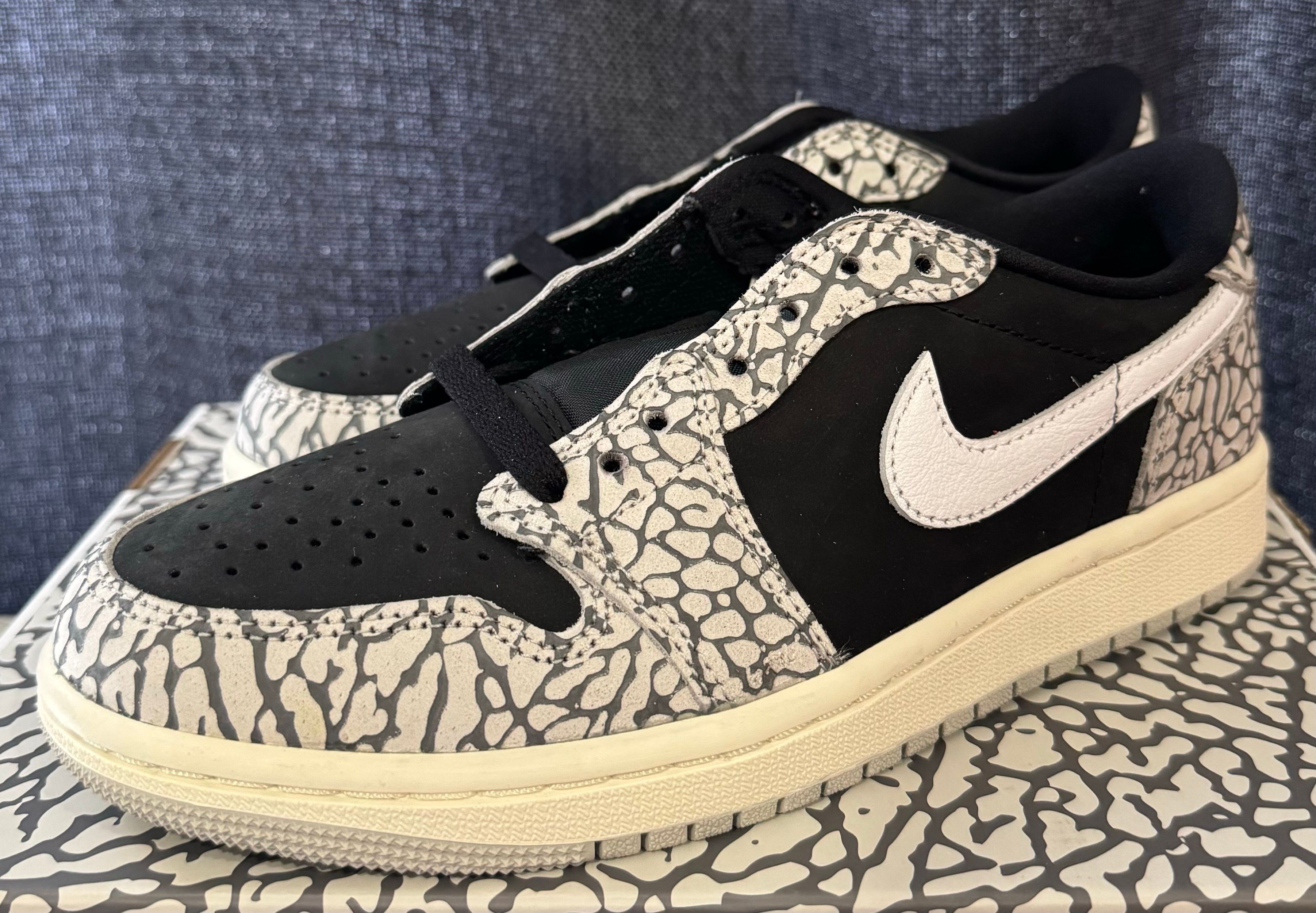 Nike Women's Air Jordan 1 Retro Low OG "Black Cement"