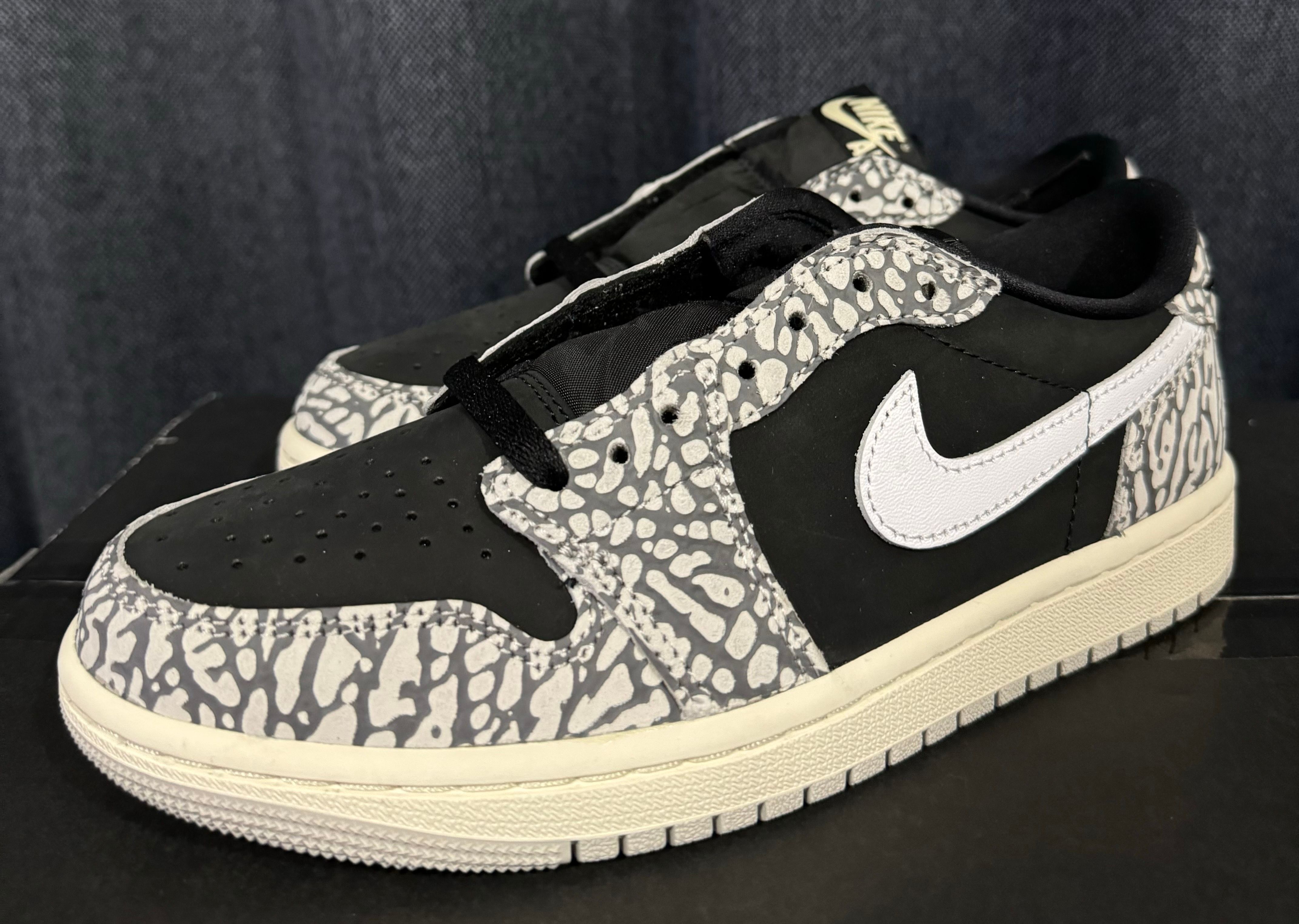Nike Women's Air Jordan 1 Retro Low OG "Black Cement"