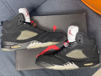 Nike Air Jordan 5 Retro OG "Black/Fire Red/Metallic Silver/White" (2016)