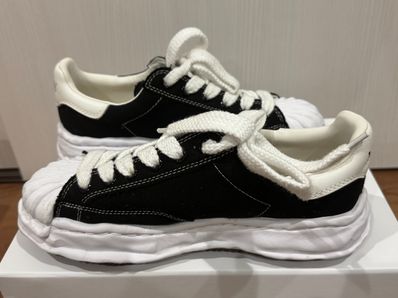 Maison MIHARA YASUHIRO BLAKEY OG Sole Canvas Low-top Sneaker "Black" (A08FW735)