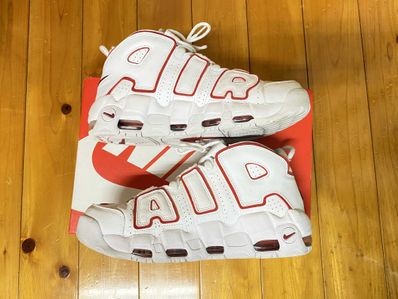 NIKE AIR MORE UPTEMPO "WHITE/VARSITY RED" (2018)