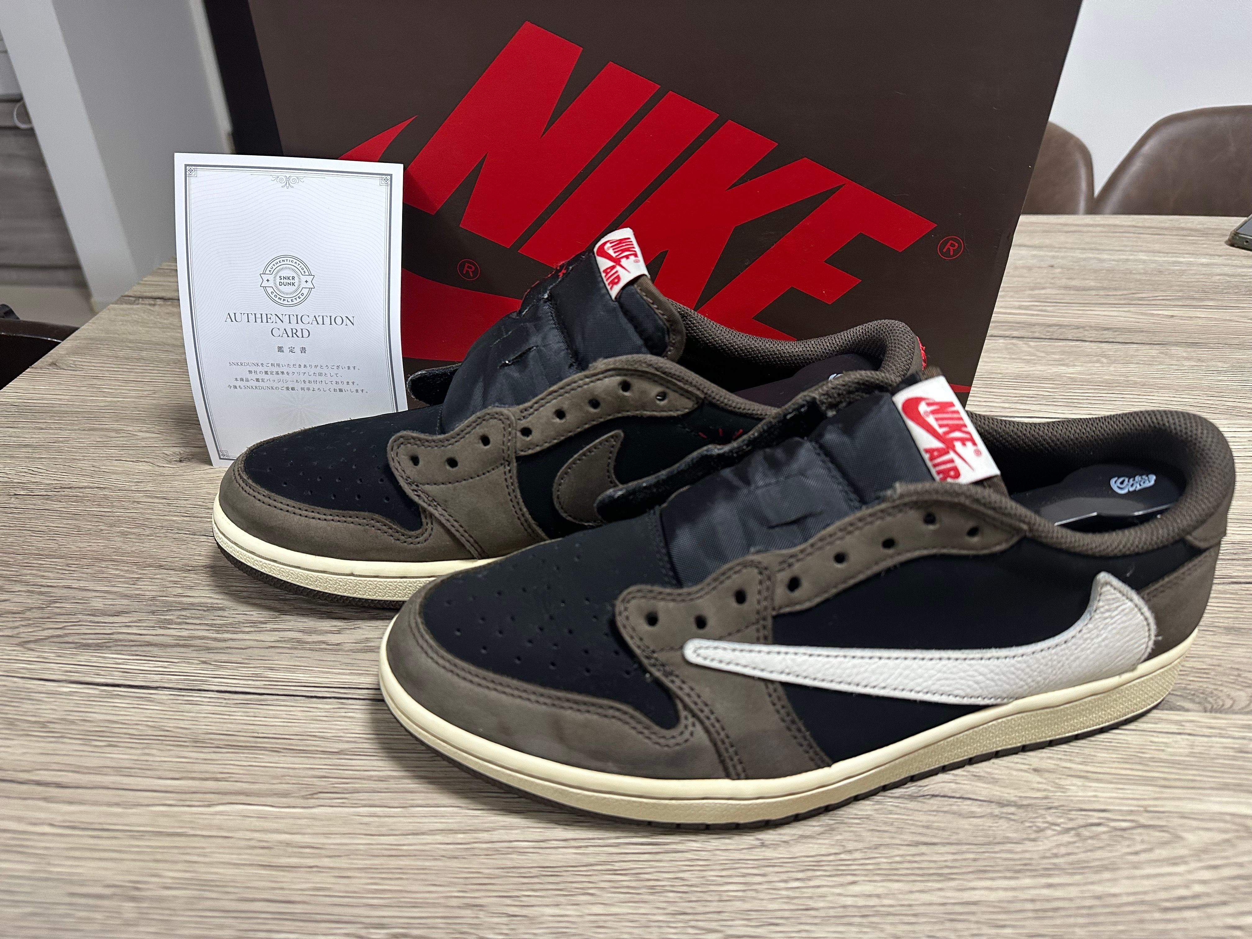 Travis Scott × Nike Air Jordan 1 Low OG SP-T "Black/Dark Mocha"