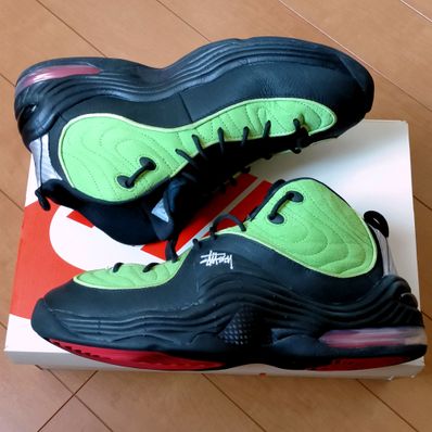 Stussy × Nike Air Penny 2 "Black/Green"