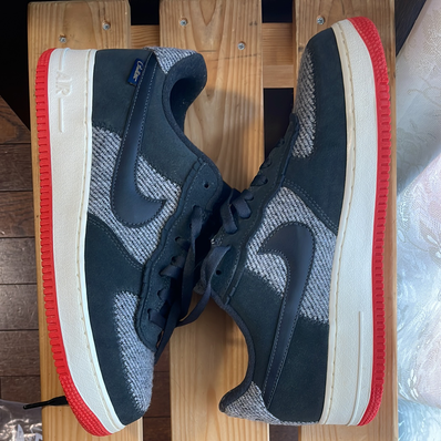 Nike By You Air Force 1 Low Unlockd "Black/Grey Snake"