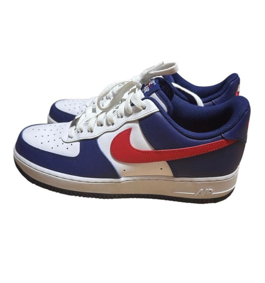 Nike Air Force 1 Low "White/University Red/Deep Loyal"