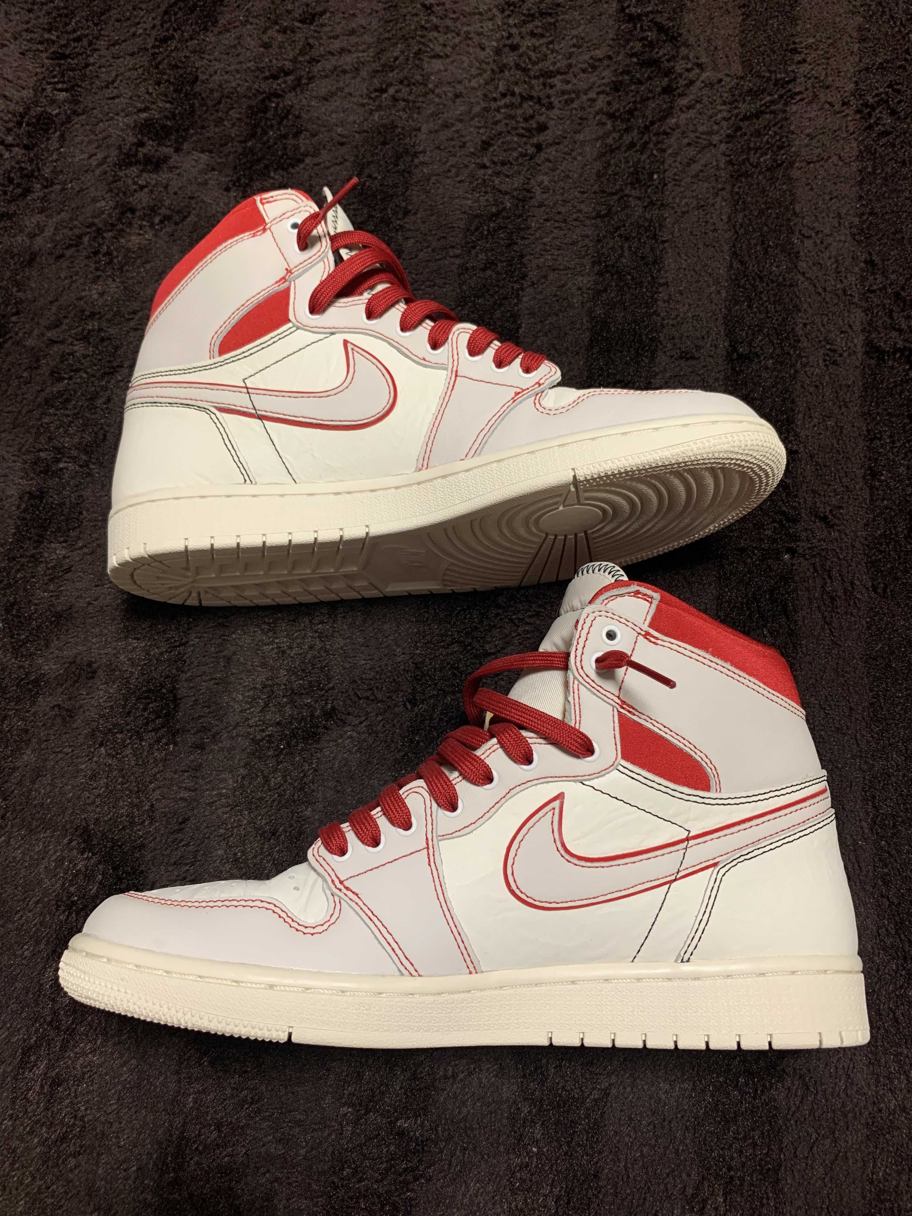 Nike Air Jordan 1 Retro High OG "Sail/University Red"     