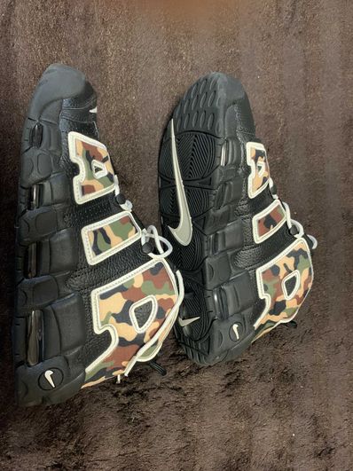 NIKE AIR MORE UPTEMPO "BLACK CAMO"