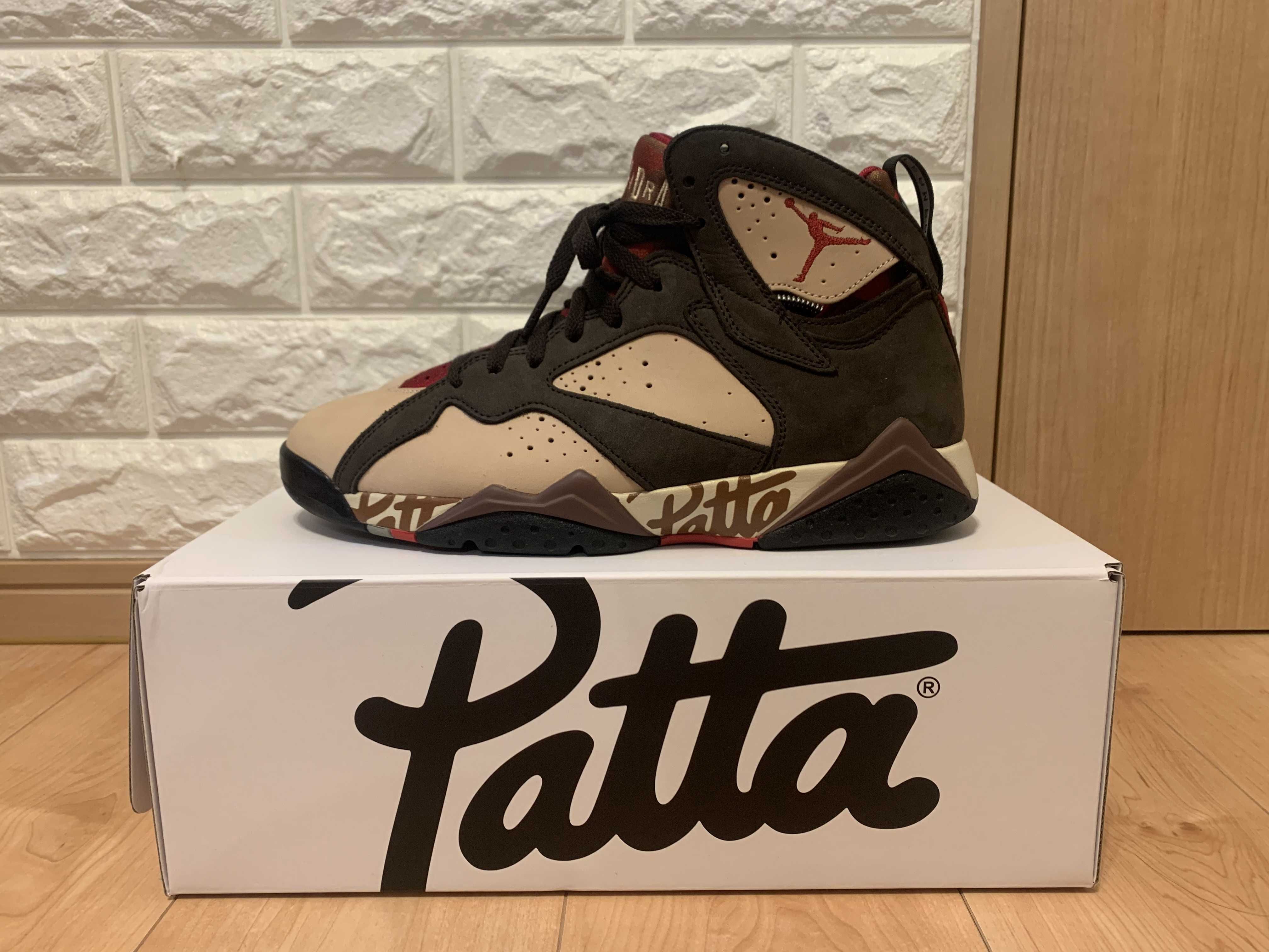 Patta × Nike Air Jordan 7 OG "Brown"