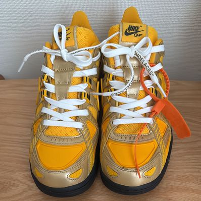 Off-White × Nike Air Rubber Dunk "University Gold"