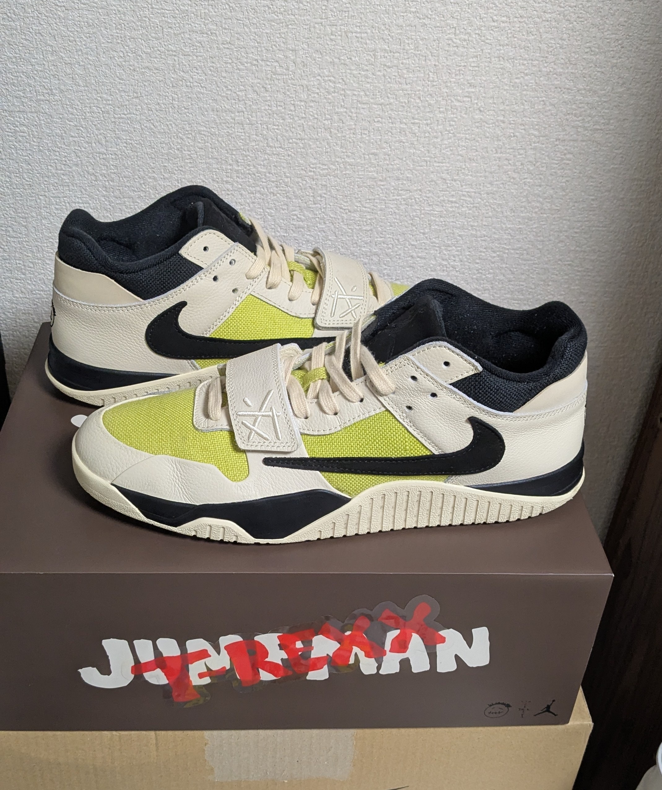 Travis Scott × Nike Jordan Jumpman Jack TR CJ1 T-Rexx "Bright Cactus"