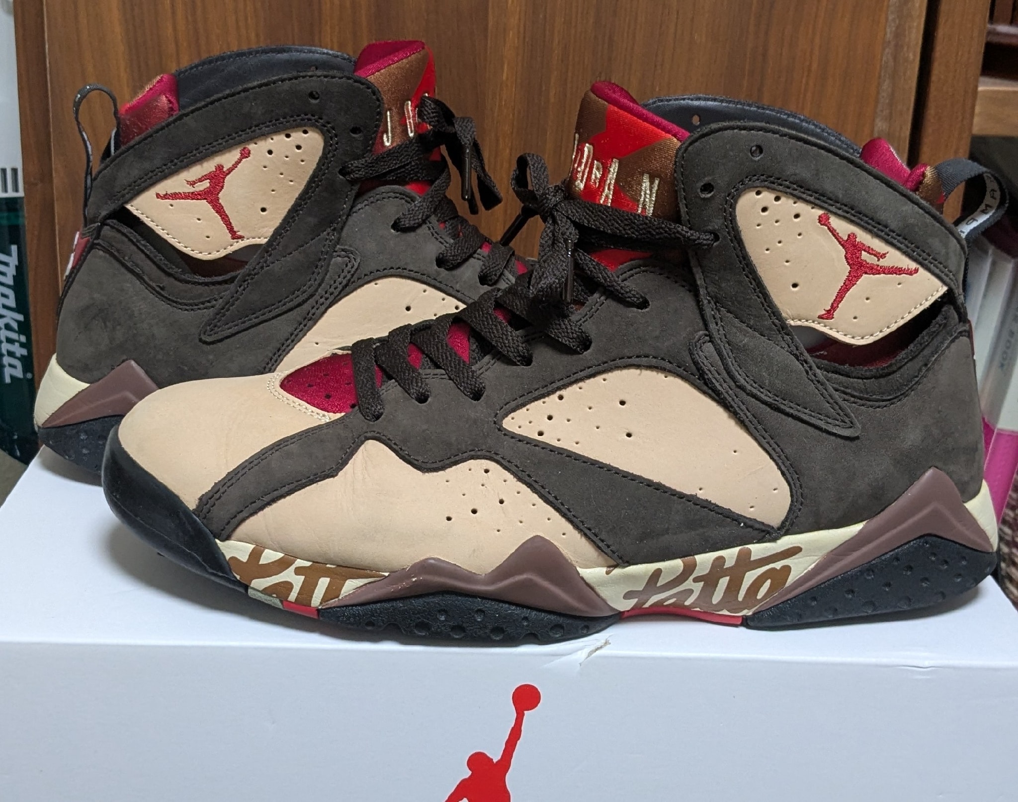 Patta × Nike Air Jordan 7 OG "Brown"