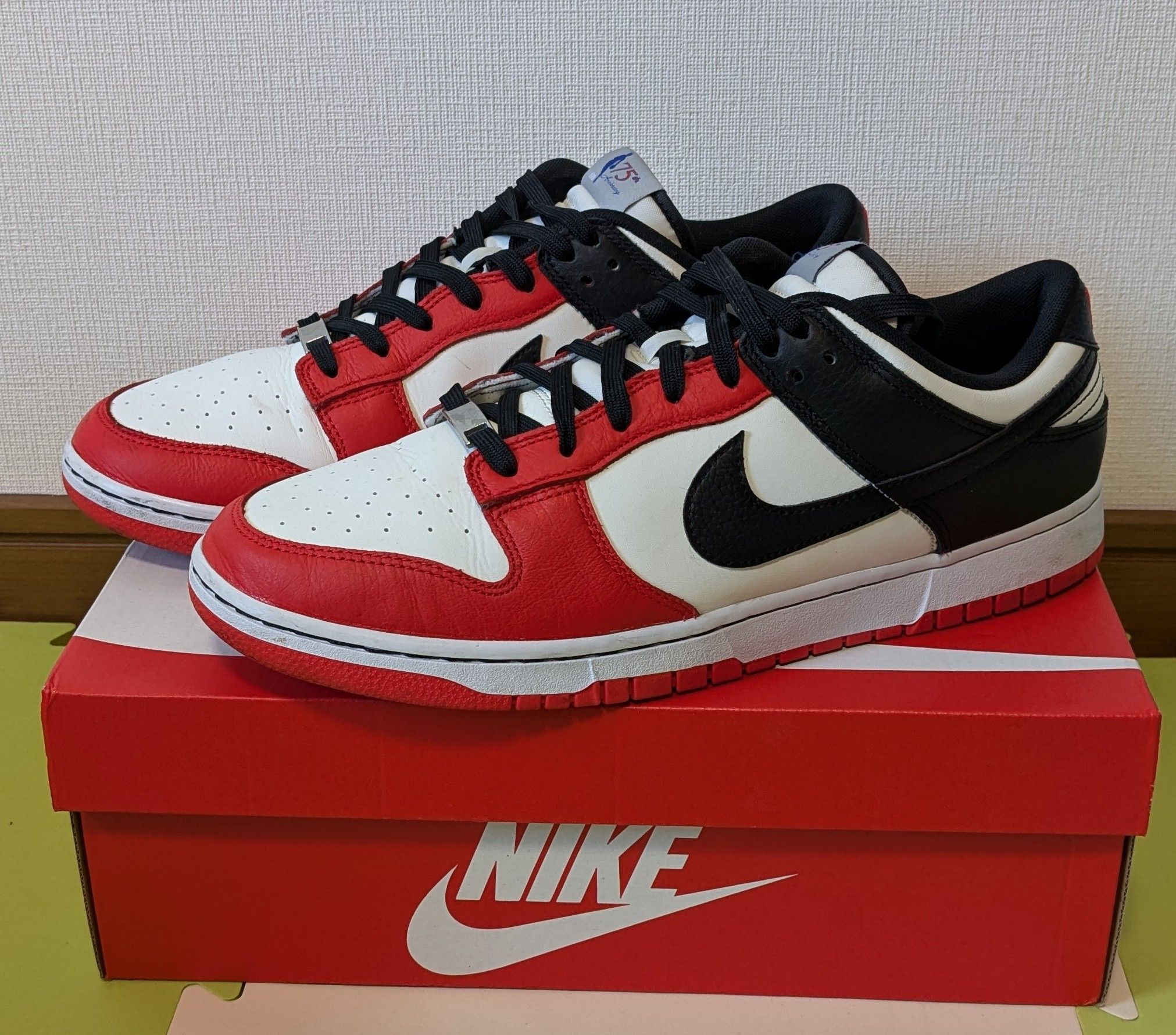 NBA × Nike Dunk Low EMB 75th Anniversary "Chicago Bulls"