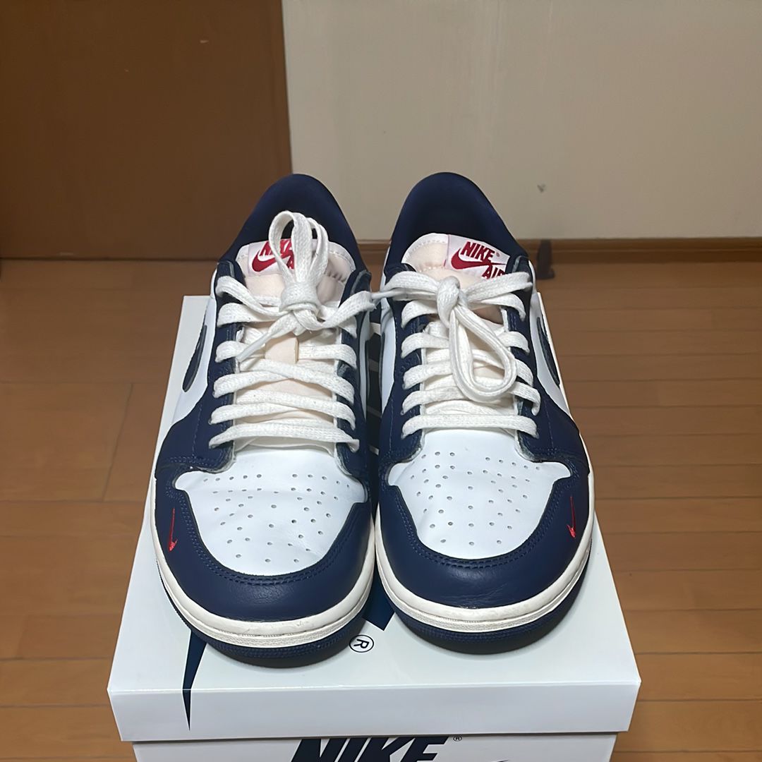 Nike Air Jordan 1 Retro Low OG "Howard/Gym Red and Midnight Navy"