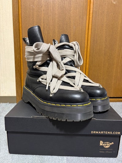 Rick Owens × Dr.Martens 1460 Quad Pent 8 Hole Boots "Black"