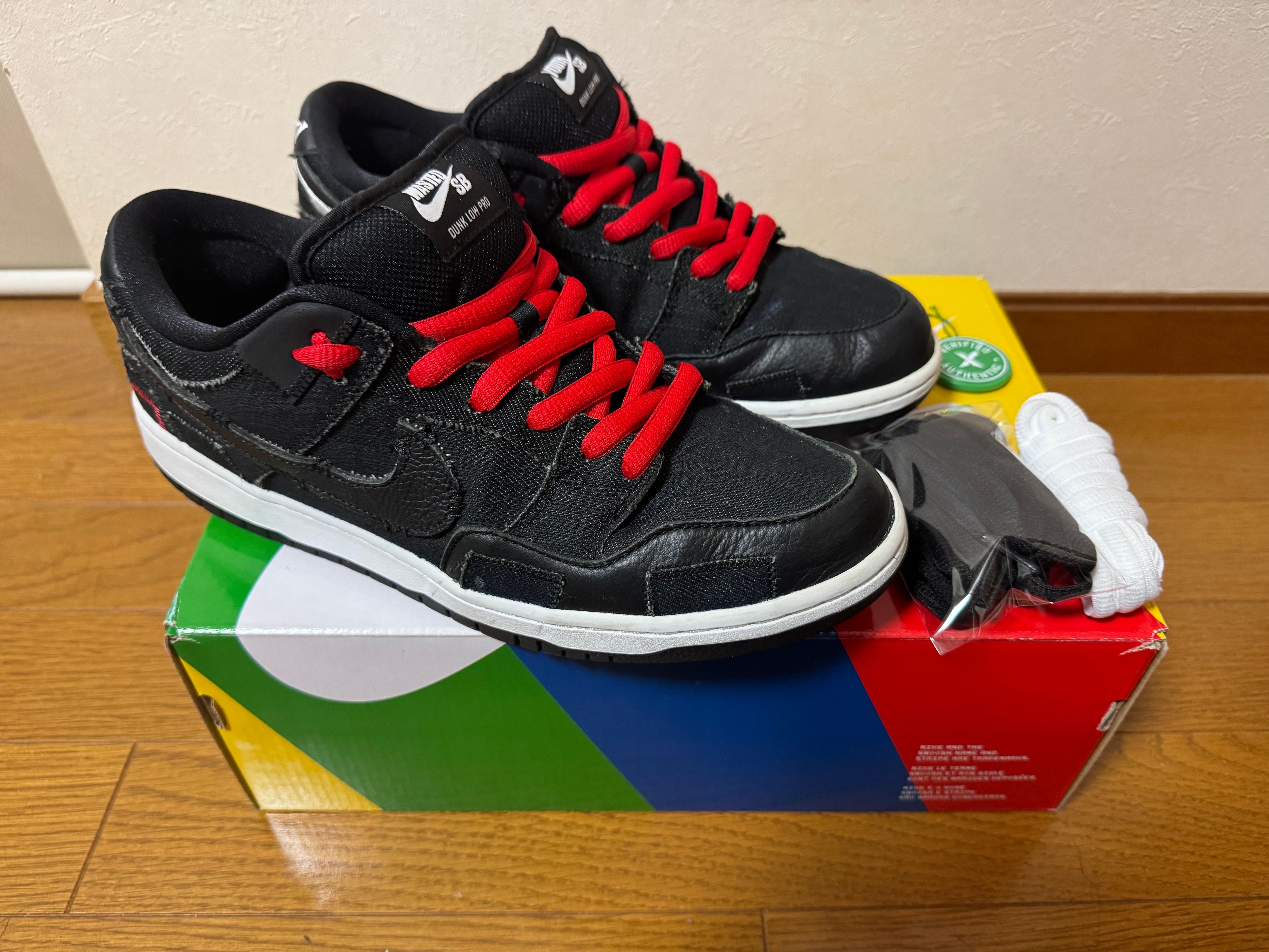 Wasted Youth × Nike SB Dunk Low "Black Denim" / VERDY